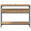 VidaXL vidaXL Console Table Artisan oak 100 x 29 x 75 cm Engineered wood 3