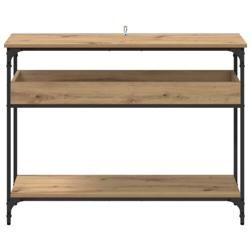 VidaXL vidaXL Console Table Artisan oak 100 x 29 x 75 cm Engineered wood 2