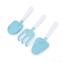 (Blue three-piece set) 3-Piece Indoor Shovels & Bonsai Tools for Soil Loosening Planting