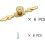 2025 Suitable 6 Pcs Gold Cupboard Knobs Cupboard Knob Door Knob Kitchen Door Knobs Vintage Cupboard Pulls Cupboard 3
