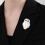 Broche créative en forme de hibou en émail, accessoire de-Blanc 10