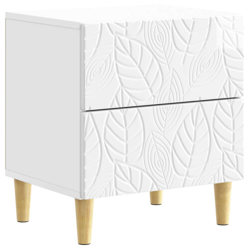 VidaXL vidaXL Bedside Table 2 pcs High Gloss White 43 x 34.5 x 48 cm 2