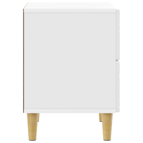 VidaXL vidaXL Bedside Table 2 pcs High Gloss White 43 x 34.5 x 48 cm 1
