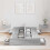 VidaXL vidaXL Storage Bed Frame Grey Sonoma 120 x 200 cm Engineered Wood 3