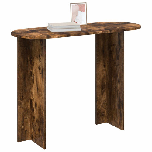 VidaXL vidaXL Console Table Smoked Oak 100 x 39.5 x 75 cm Engineered Wood 1