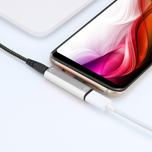 (Silver) 3-in-1 USB-C Adapter for Samsung 2