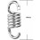 Hammock Accessory - LARGEIGHT - 3 PCS - 8mm - Galvanized Iron - Corrosion Resistant 3