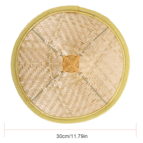 1Decoratieve Bamboe Samurai Hoed, Ademend Met Verstelbare 1