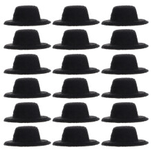 20St Zwarte Mini Formele Hoedjes Voor DIY Accessoires