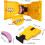 Chainsaw Sharpener with 3 Sharpening Stones, Chainsaw Chain Sharpener for 14-20 Inch Guide Bars (Yellow) 2