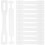 100Sets Duurzame PP Plastic Handvatten Voor Verzenddozen Transparant 1