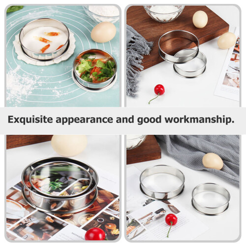 3St DIY Pizza Saucing Ring Van Roestvrij Staal, Keukentools 2