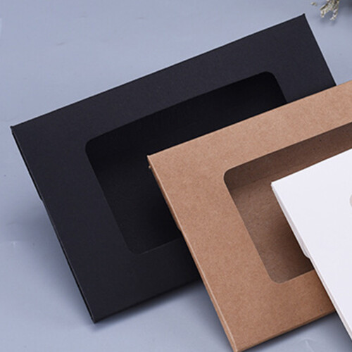 10St Elegante Kraft Envelop Bewaardoos Met Open 2