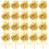 20St Plastic Pull Bows Goud Voor Geschenkdoos En Party Decor 1