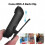 Small Quiet Metronome with Back Clip, Rechargeable Digital Trainer Device, ABS Texture, Vocal Counting 3