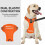 Dog Harness No Pull For Large Medium Dogs, Adjustable Reflective Harness Dog Harness Orange 4