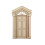 1Mini Huis Meubel Beige Met Traditioneel Spitsdesign 3