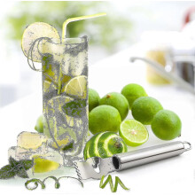 pelapatate per limoni, utensile per sbucciare arance in acciaio inossidabile - Grattugia per limoni in acciaio inossidab