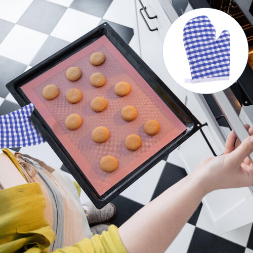 2St Kinder Oven Mitts Barbecue En Magnetron Hittebestendig 2