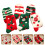 6Paren Schattige Koraalvlies Kerst Design 5