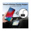 Ricevitore wireless Bluetooth con sensore remoto per controller Nintendo Wii 4
