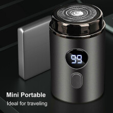 Mini rasoio elettrico ricaricabile, portatile e senza fili, ideale per corpo, viso e barba. Rasatura indolore, design pe