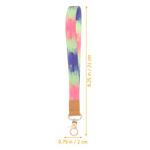 2St Kleurrijke Lanyards Voor Sleutels En Id-Badges, Duurzaam En Licht