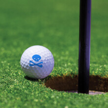 1Golfbalstamp Tool Drogende Zwarte Kunststof Stempel Voor Golf