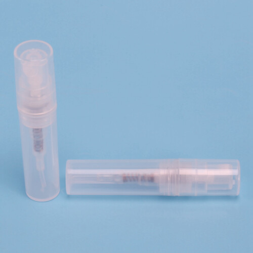 800Pcs/Lot 2ML Transparent Plastic Spray Bottle Small Cosmetic Packing Atomizer Perfume Bottles