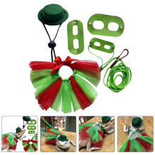 1Set Hagedis En Trekkoord Met Kleurrijke Kerststijl Buiten