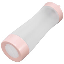 3X Drücken Flasche Küchen Zubehör Soße Boot Plastik Soße Essig ÖL Ketchup Soße Menage Würze Dispenser Rosa + Transparent