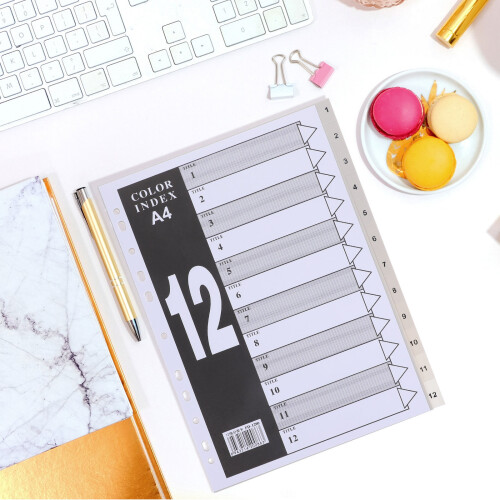 24St Notepad Tabs PP Kleurdividers Voor En Ordening 2
