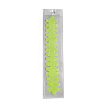 Tennis Racket Head Protector Sticker Beaches-Fluorescent yellow