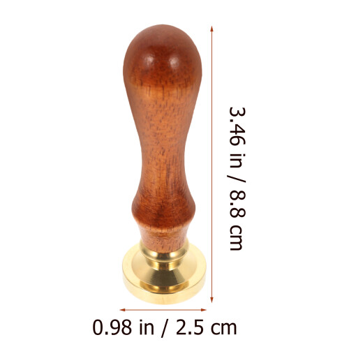 1Bee Wax Seal Stamp Met Handvat Voor Creatieve Projecten