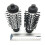 DOUBLE ROTATING BLOW BRUSH FOR BROWSING 1000 Watts 2 heads 3
