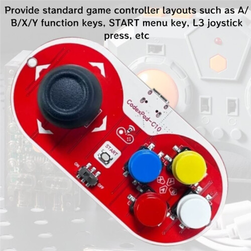 CodexPad Programmeerbare BLE Slimme Afstandsbediening Draadloze  Gamecontroller Ondersteunt MicroPython Makecode Codering 1