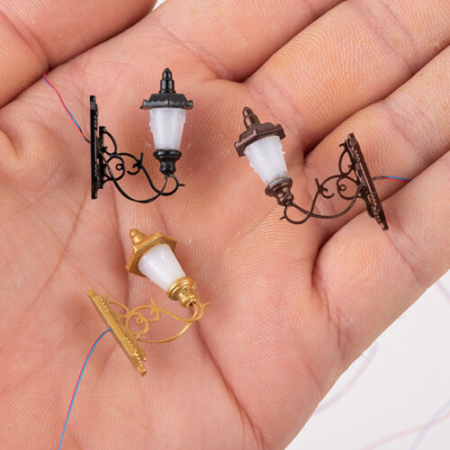 4St Mini Wandlamp Model ABS Voor Mini Huis Sfeerverlichting 2
