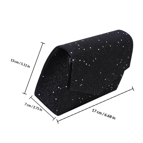 1Compacte Zwarte Avondtas Dames Handtas Party En Bruiloft 1