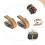 2St Draagbare Bagage Spanbanden, Khaki, Outdoor En 5