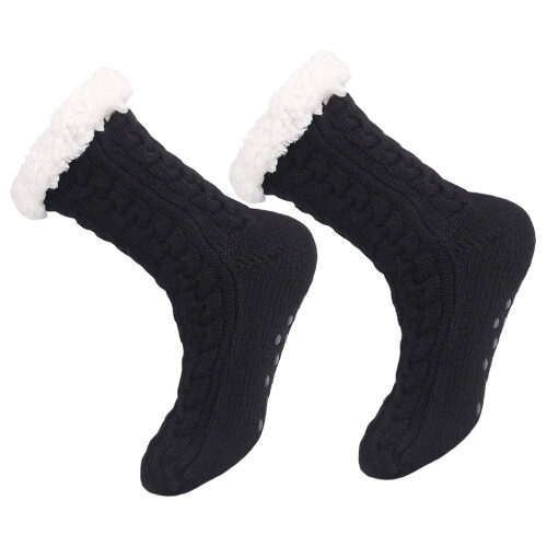 1Paar Dikke Wintersokken Dames Cartoon Design