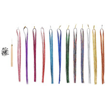 1Set Kleurrijke Haar Tinsel Set Voor Vlechten En Feestelijke Kapsels