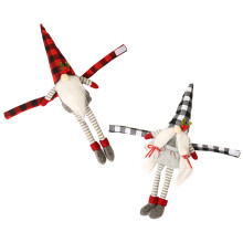 2St Kerst Gordijnklemmen Met Zachte Knuffelpop Stijl