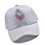 Leuke hartontwerp kinderhonkbalhoed Polyester comfortabele-Grijs 1