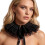 Delicate Baroque Themed Detachable Ruff For Blouses-Black 1