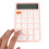 Roze Draagbare Calculator Voor Studenten, Compact En Schattig 7