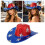 Light weight Breathable Denims Hat Western Spliced Sequins Hat 2