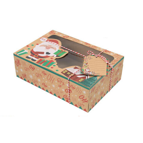 (15 Packs) Premium Christmas Cookie Box - Easy Assemble, Durable Material 2