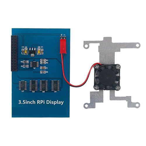For Raspberry Pi 4B Cooling Fan with ABS Protective Case Thermal Pad & Heat Sink Kit Efficient Quiet Cooling Solution 2