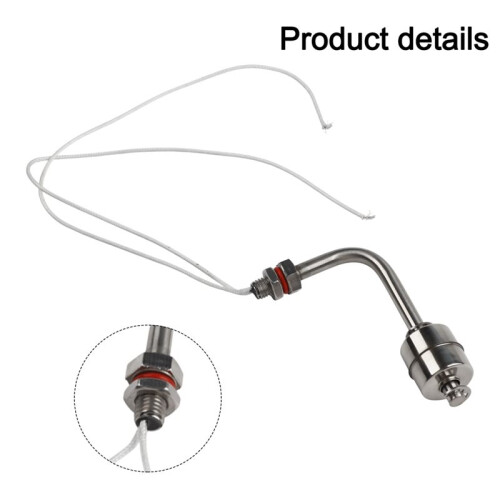 10pc 75/100/150mm Stainless Steel Float  Tank Right Angle Water Level Sensor L Type Float  Controller 100MM 2