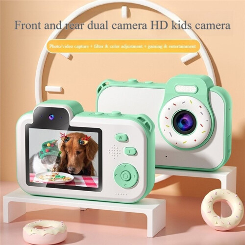 Câmera Digital Infantil HD de 2,8 Polegadas, 1200W Pixels, À Prova D'Água e com Estabilização de Imagem para Fotos e Vídeos. 2